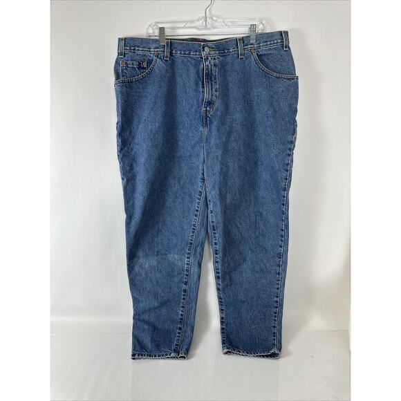Vintage Levi's 550 Jeans Women's Size 22 M Relaxed Fit Tapered Leg High Rise Y2K - Picture 1 of 10